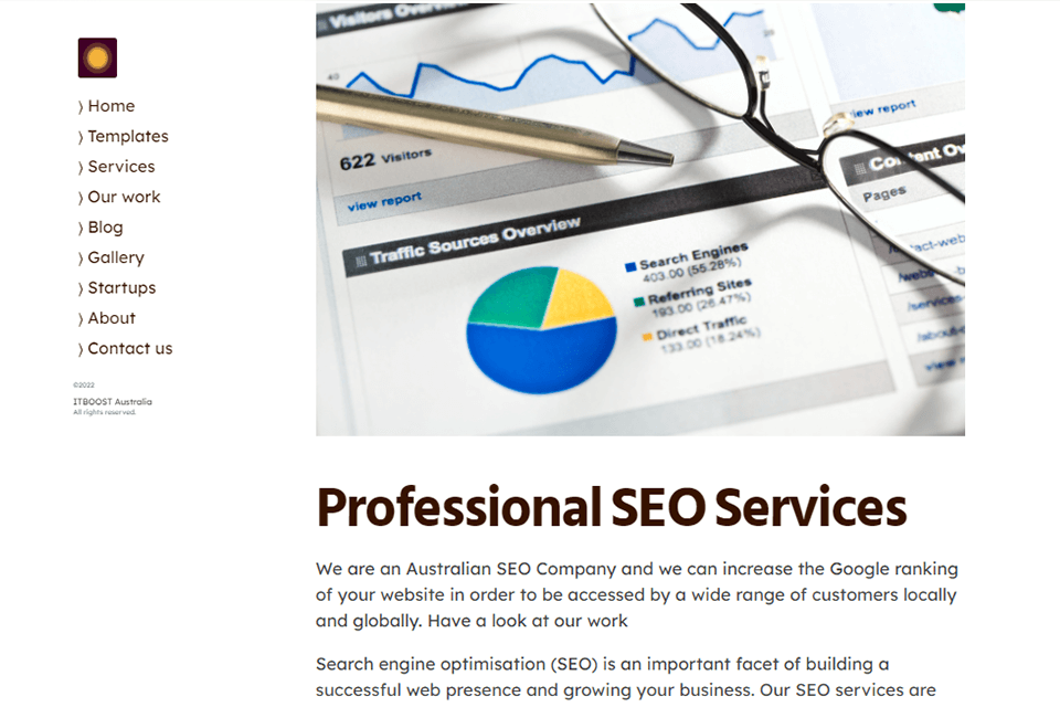 it boost australia website designer services search engine optimization