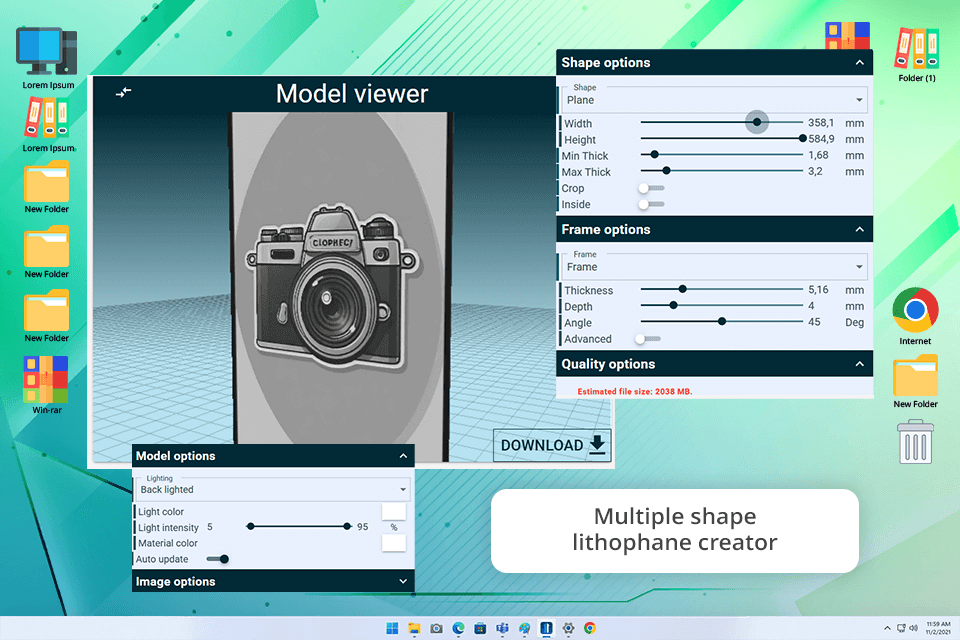 itslitho 2d to 3d image converter