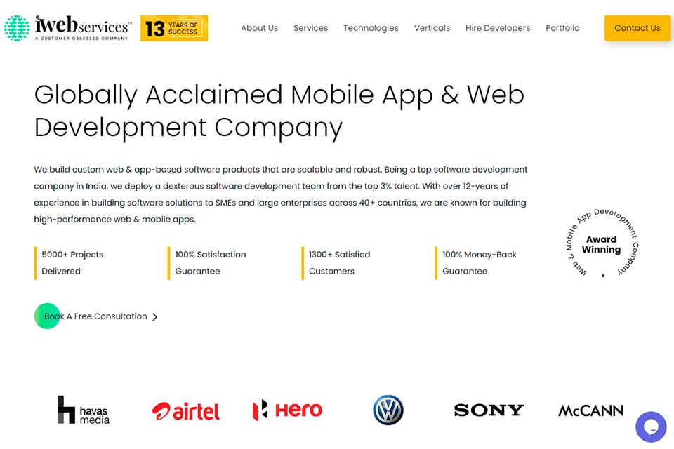 iwebservices interface
