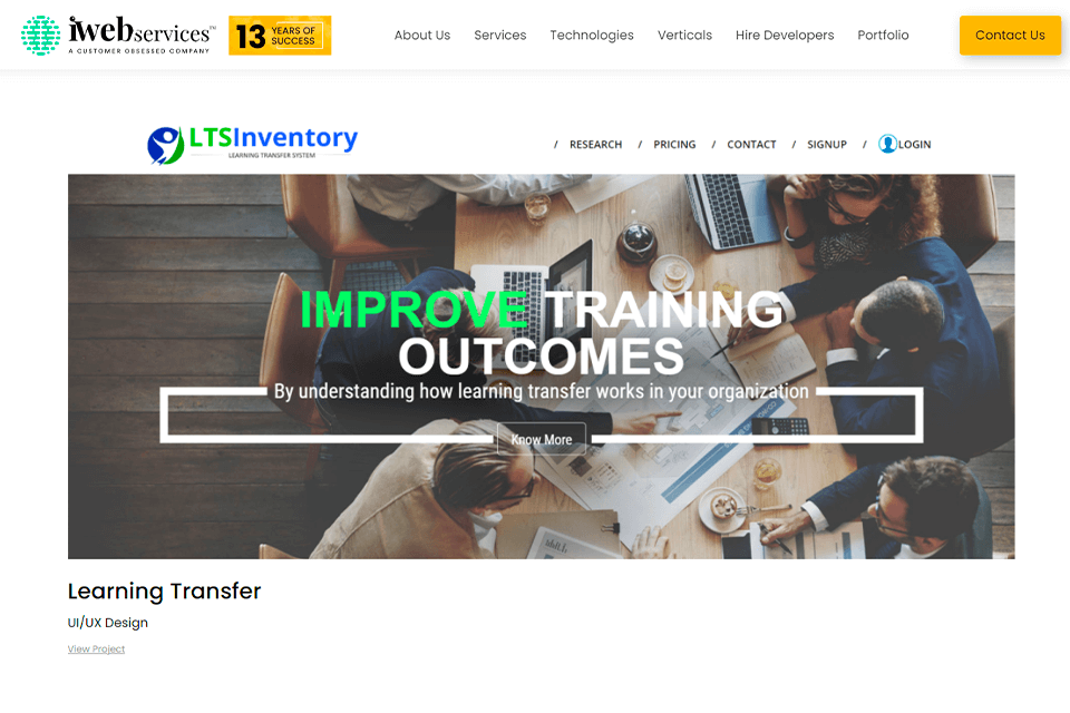 iwebservices user experience design