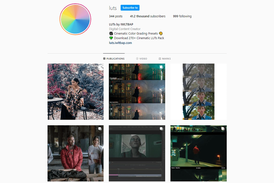 IWLTBAP LUTs on Instagram