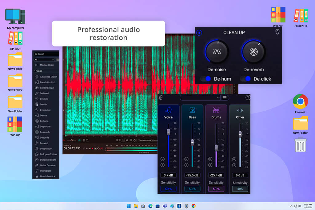izotope rx ai noise reduction tool