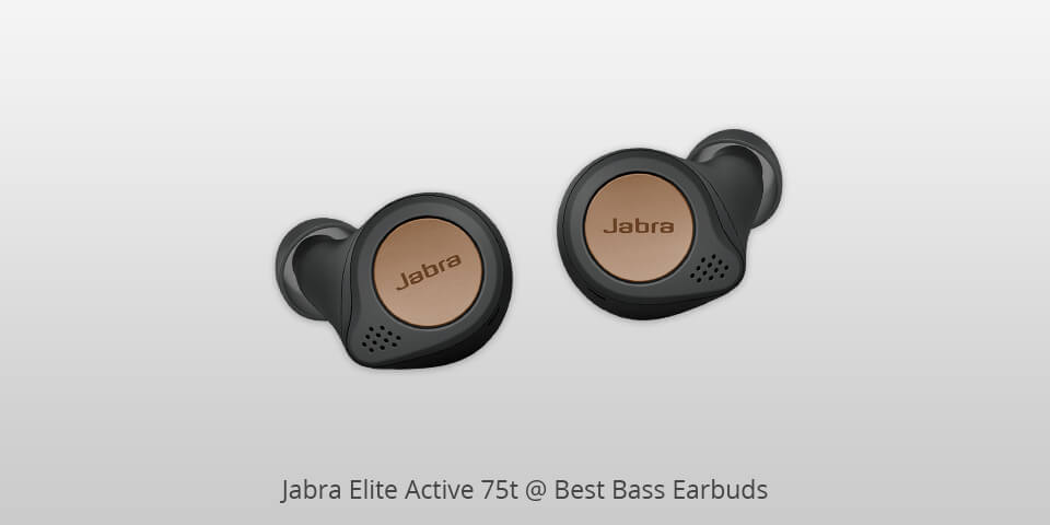 jabra elite active 75t bass earbuds