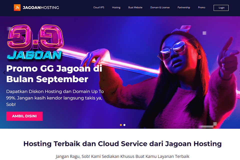 jagoan hosting wordpress hosting service website