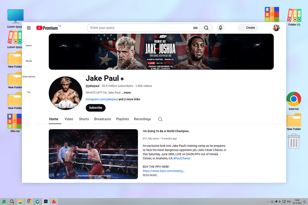 jake paul youtube channel