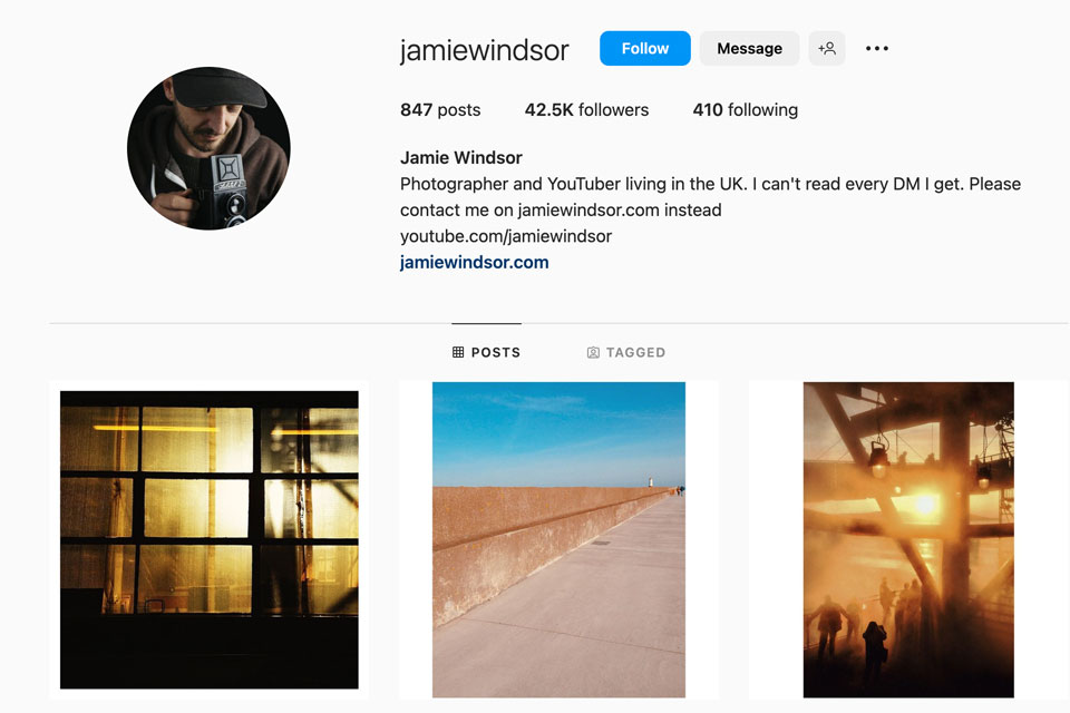 jamie windsor presets on instagram