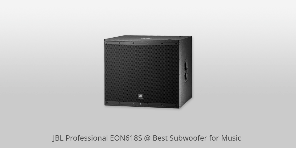 jbl professional eon618s subwoofers for music