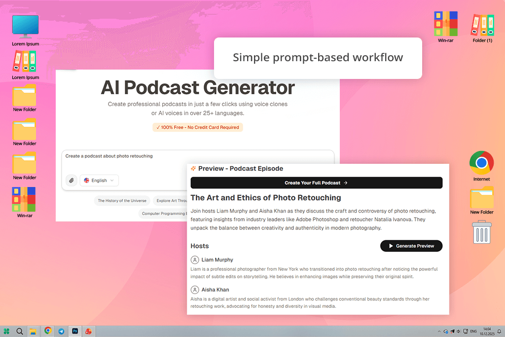 jellypod ai podcast generator