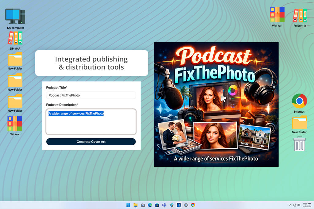 jellypod podcast cover art creator