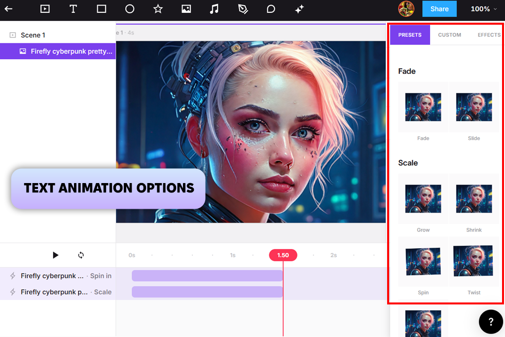 jitter ai motion graphics generator