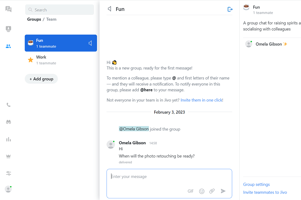 jivochat live chat for website
