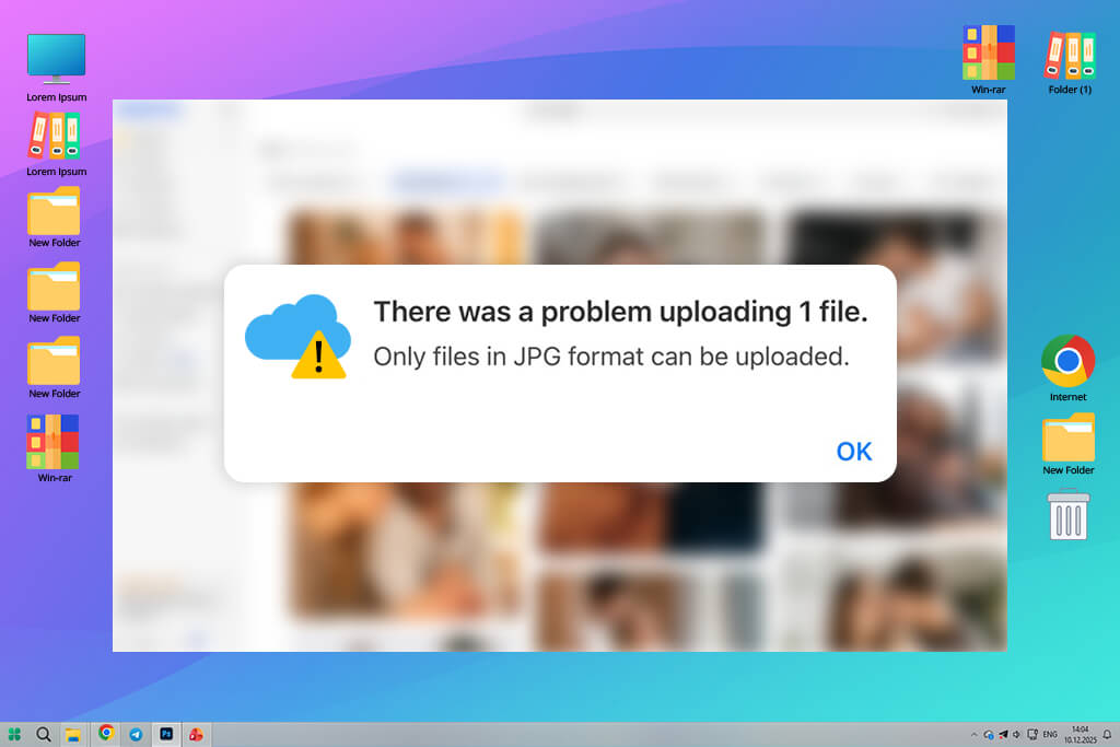 jpeg vs jpg web uploading issues