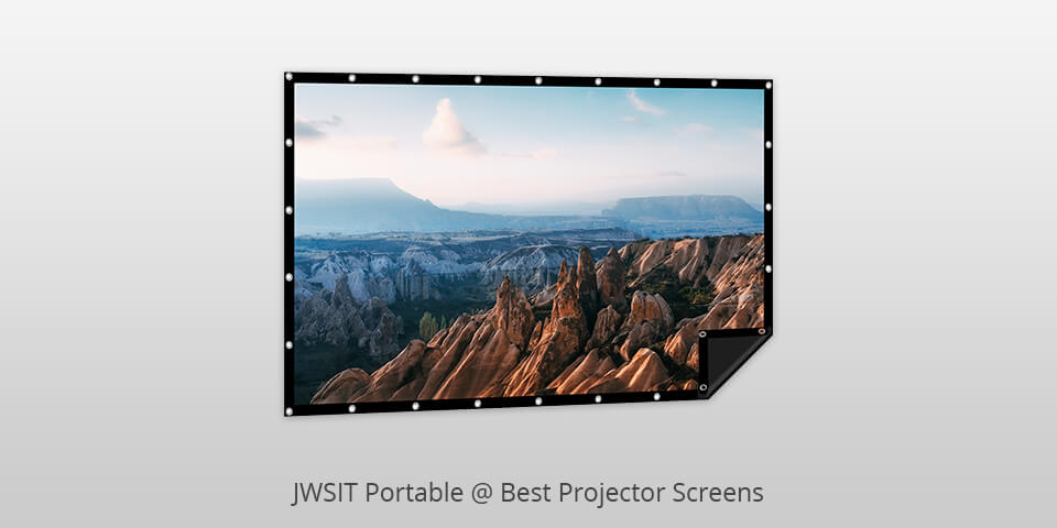 jwsit portable projector screen