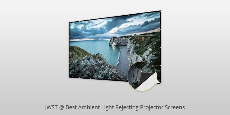 jwst ambient light rejecting projector screen