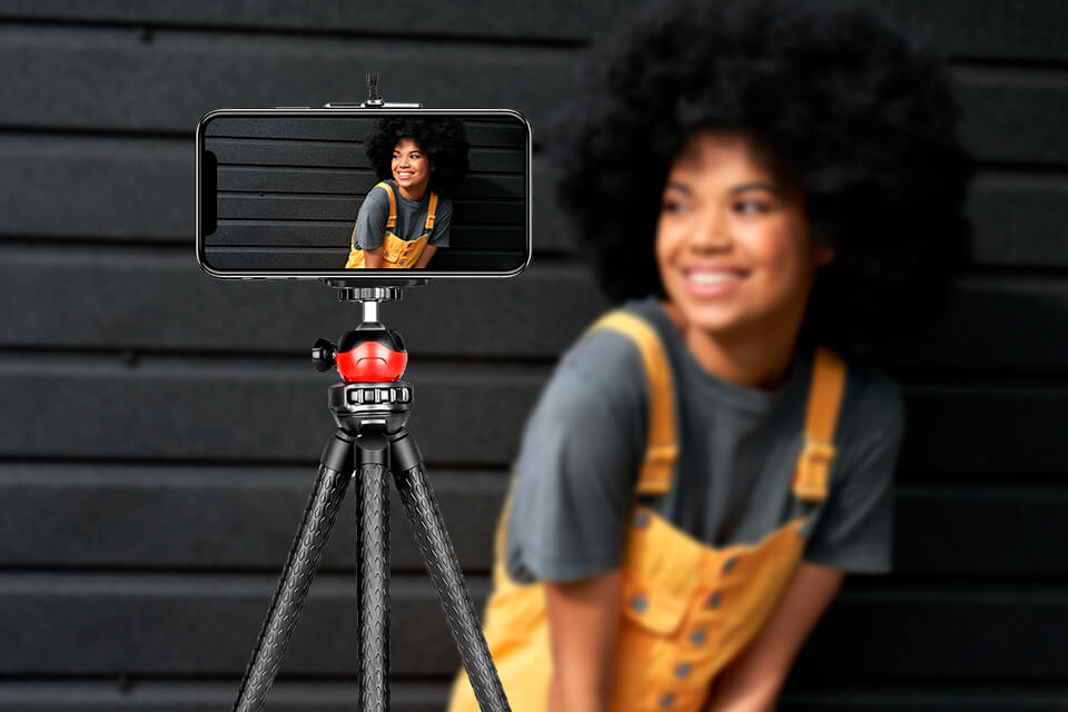 kamisafe tripod stand trépied pour vlogging style de vie