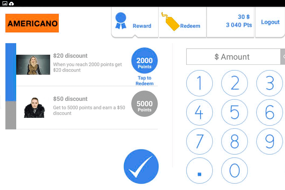 kangaroo loyalty program software interface