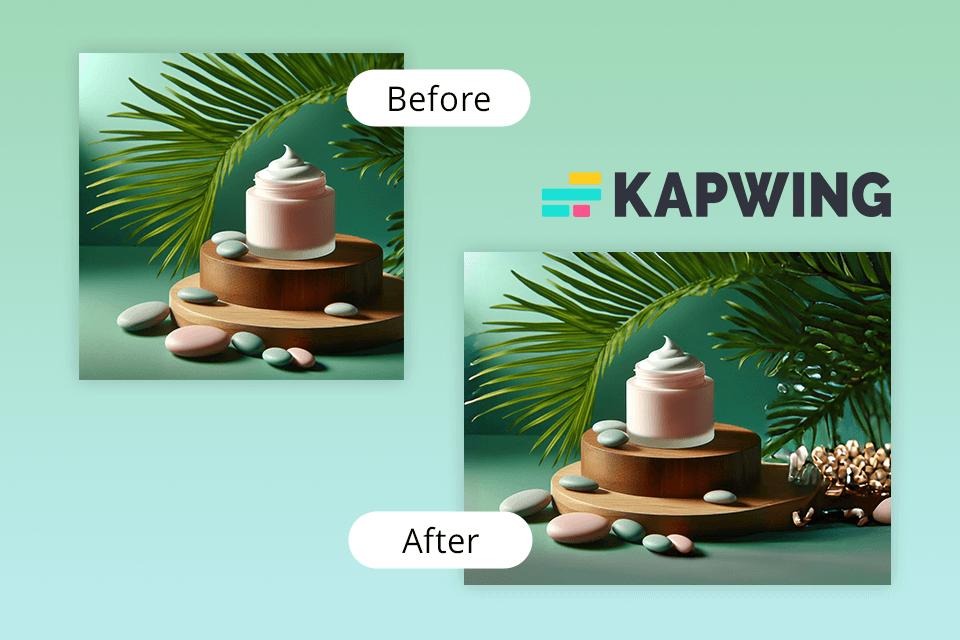 kapwing ai image extender ukázka