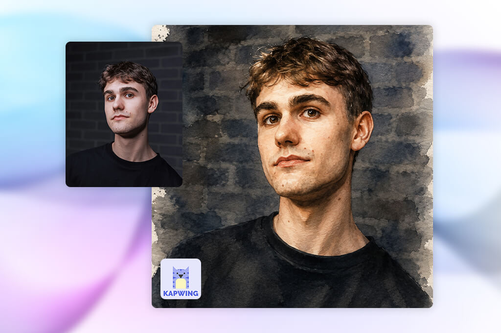 kapwing ai watercolor generator