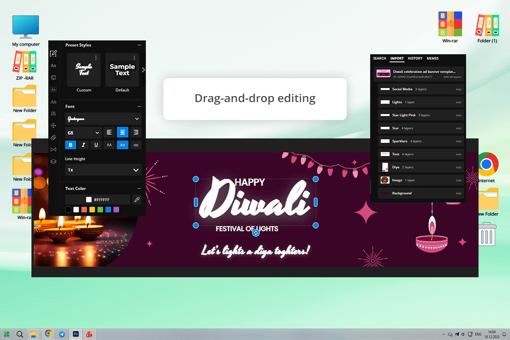 kapwing interface