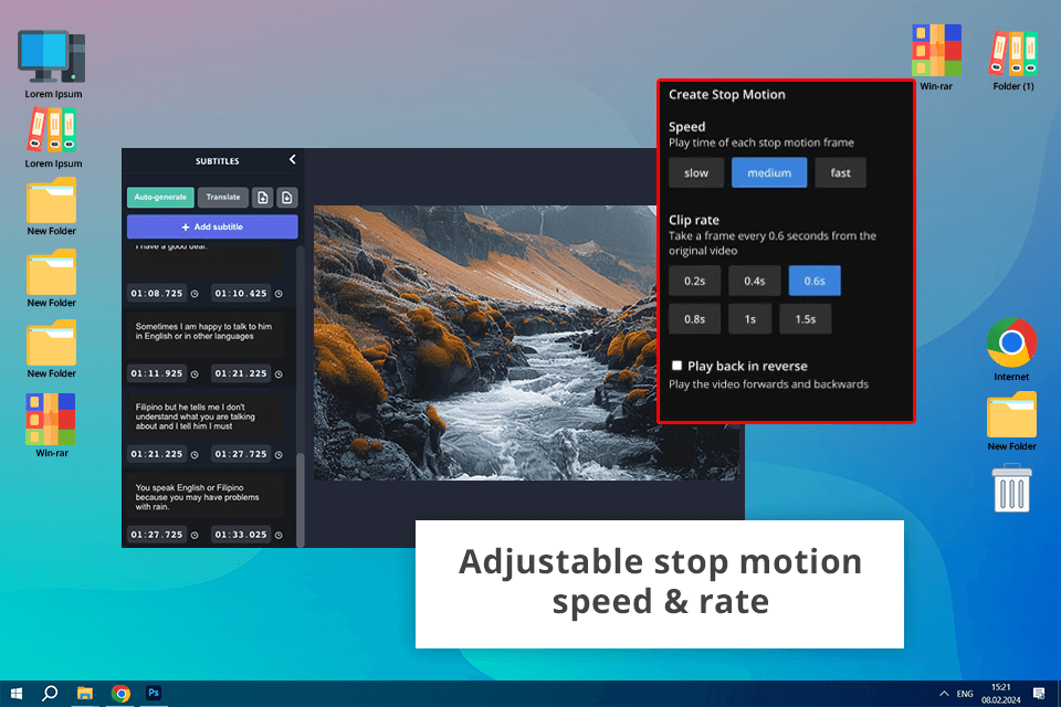 kapwing online stop motion maker