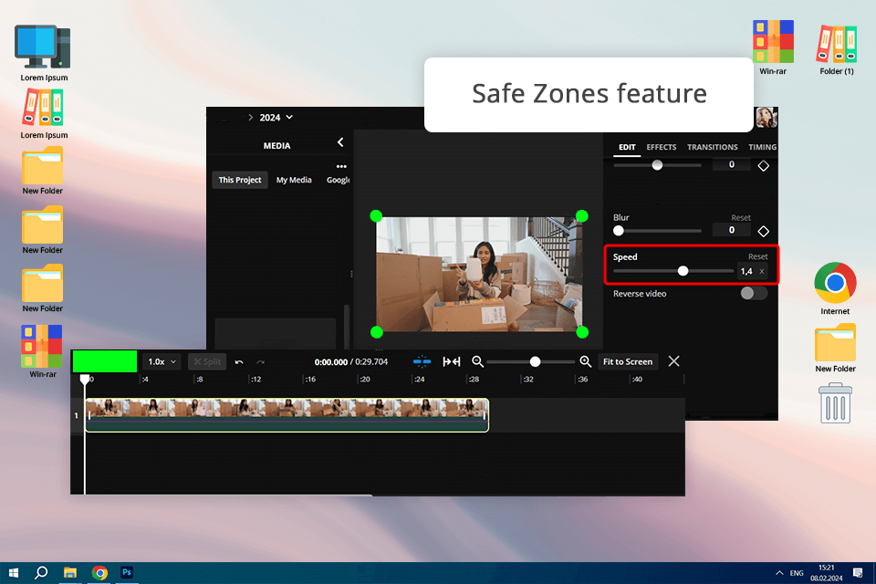 kapwing online video speed changer