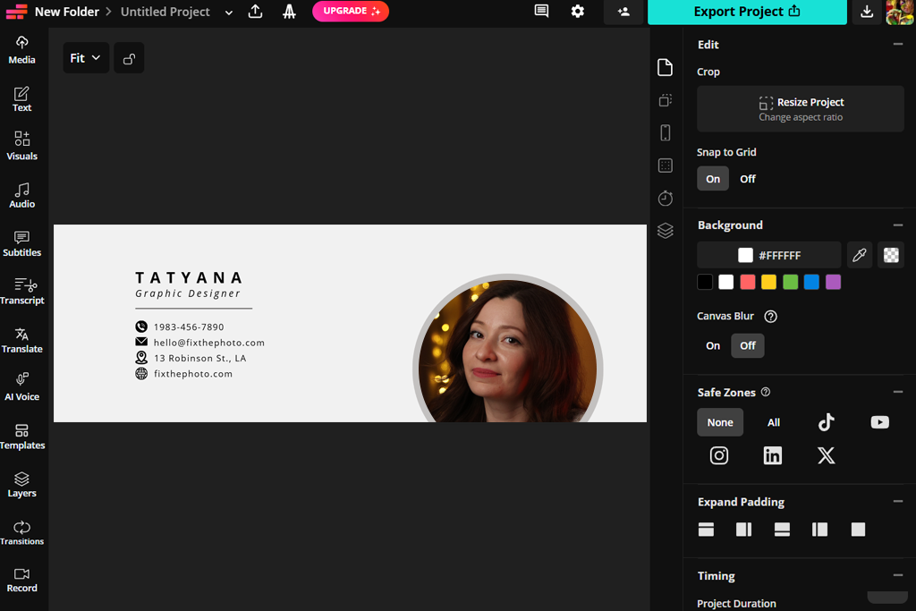 kapwing x banner maker