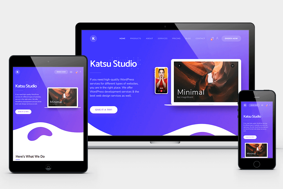 katsu studio responsive websites