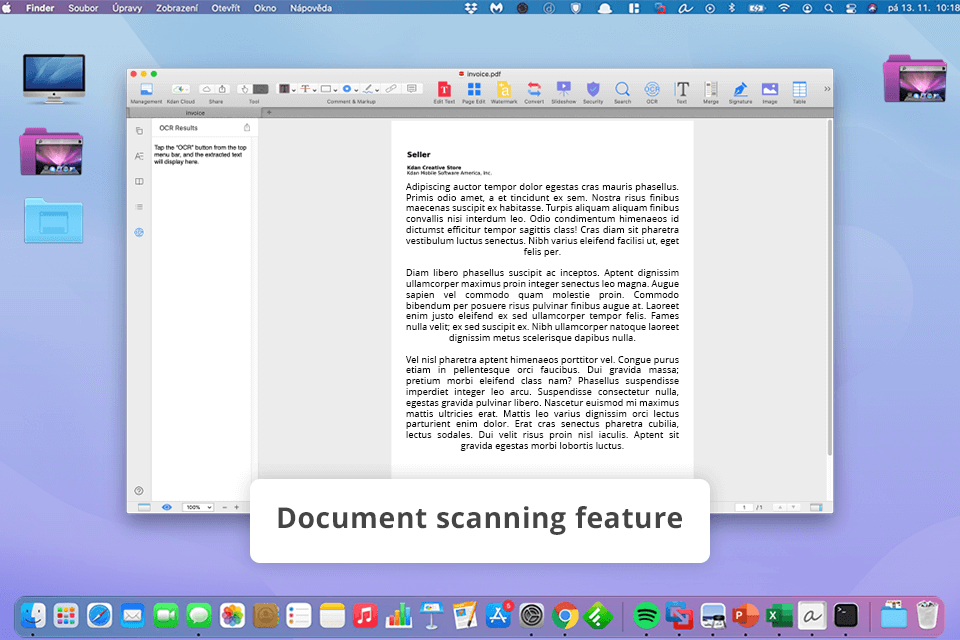 kdan pdf reader for mac interface