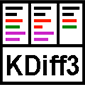 kdiff3 file comparison tools logo