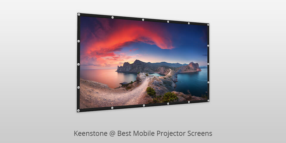 keenstone mobile projector screen