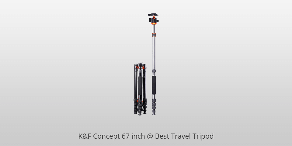 k&f concept 67 inch travel tripod