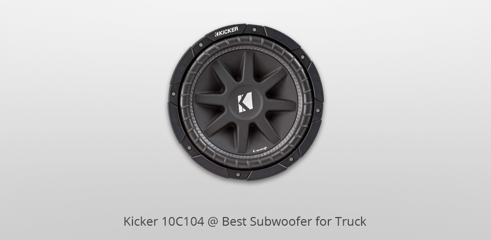 kicker 10c104 subwoofers for truck