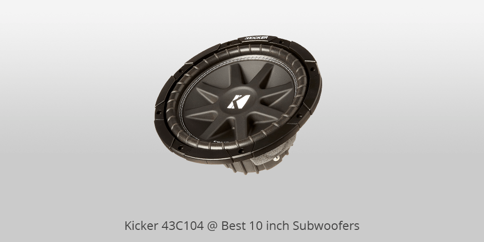 kicker 43c104 10 inch subwoofers
