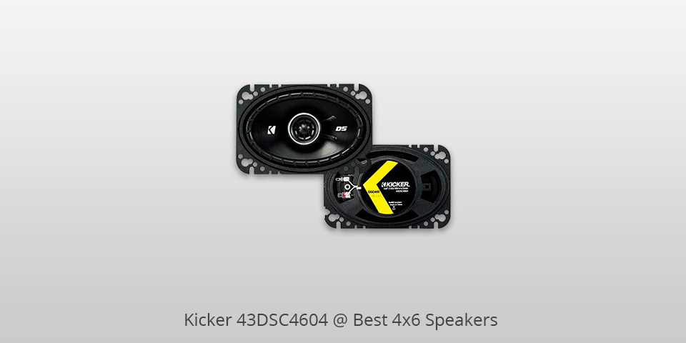 kicker 43dsc4604 4x6 speakers