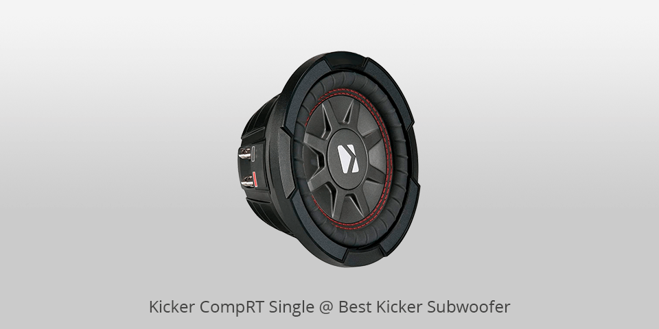 kicker comprt single kicker subwoofers