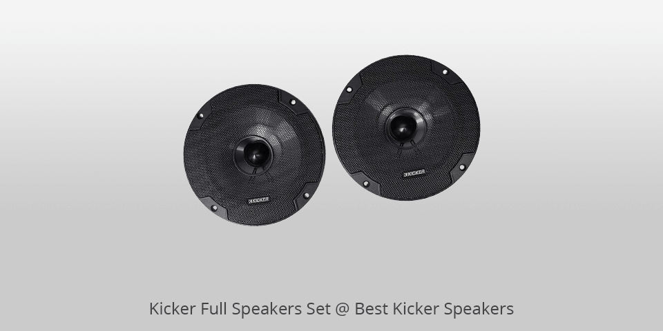 kicker full speakers set kicker speakers