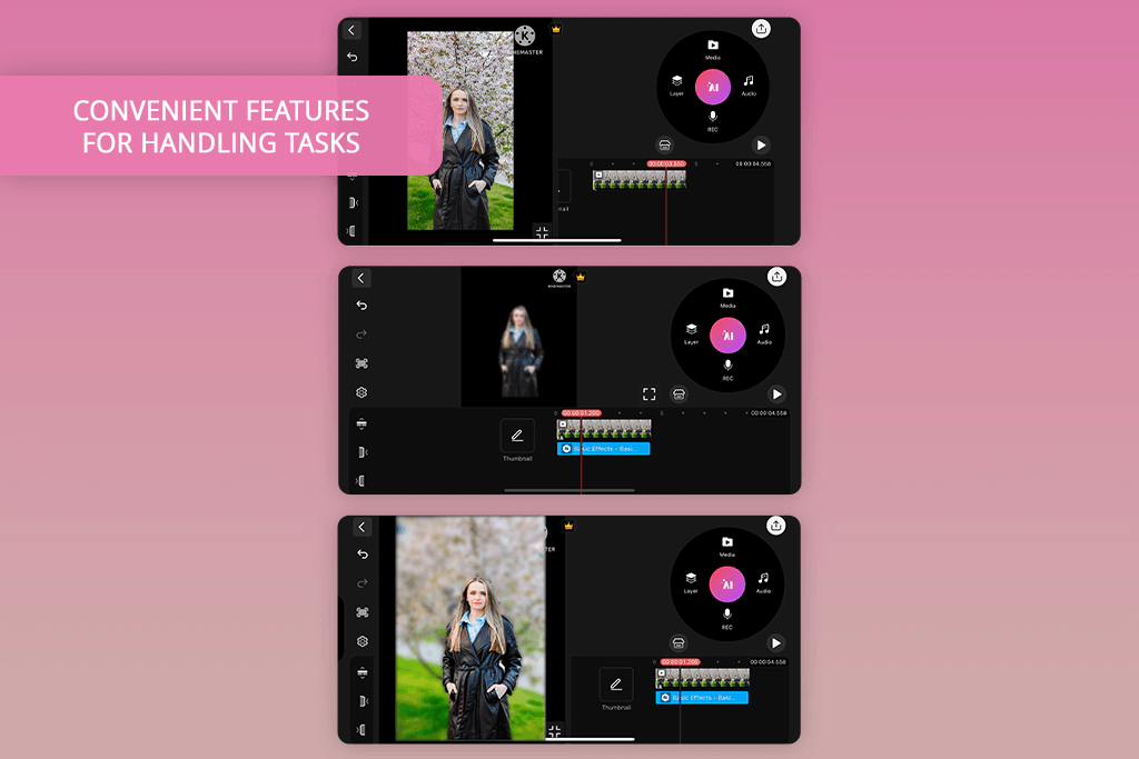kinemaster interface