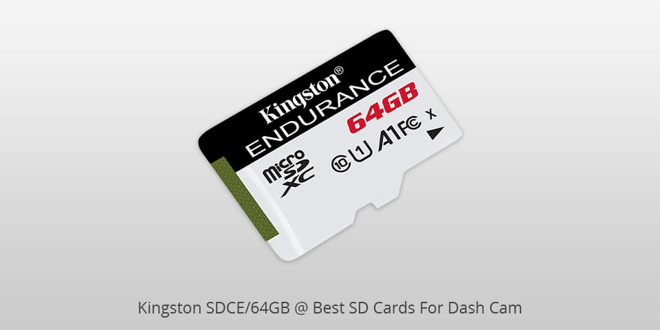 kingston sdce/64gb sd card for dash cam