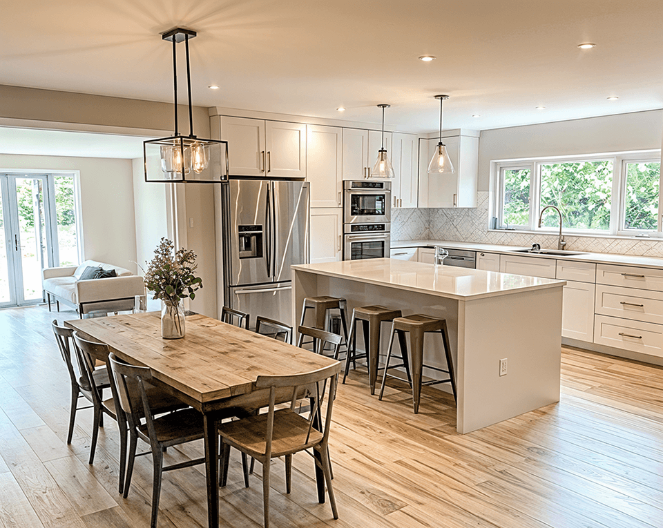 kitchen staging ideas light