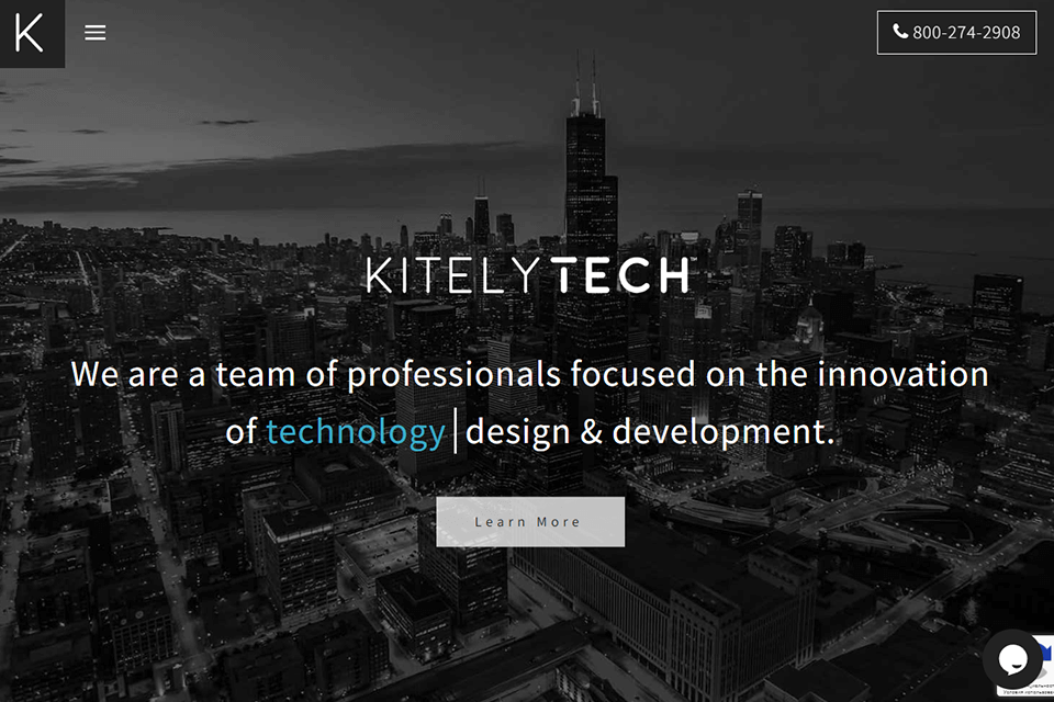 kitelytech software development company interface