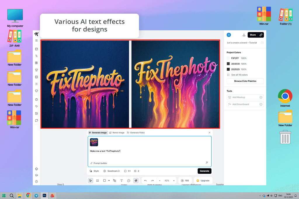 kittl ai text effects