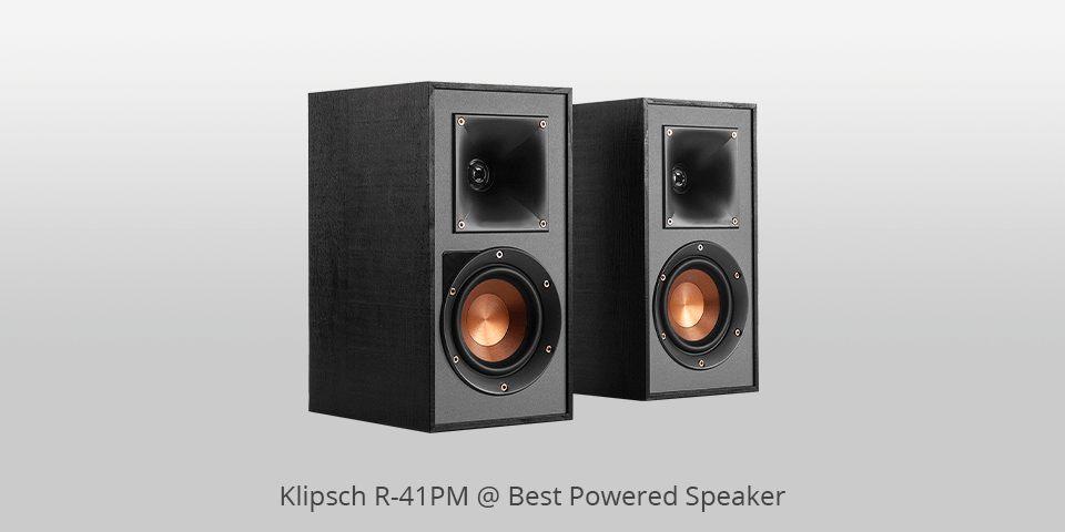 klipsch r-41pm powered speakers