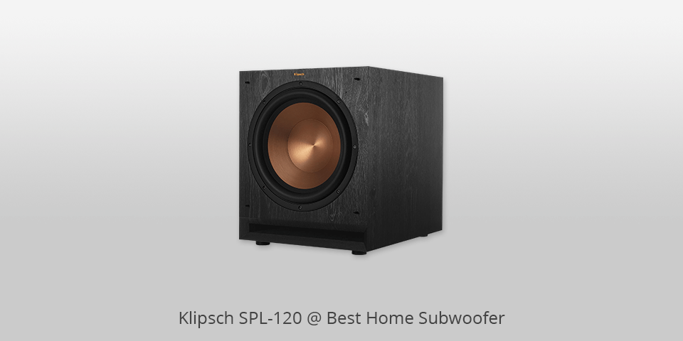 klipsch spl-120 home subwoofers