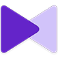 kmplayer مشغل ملفات vob logo
