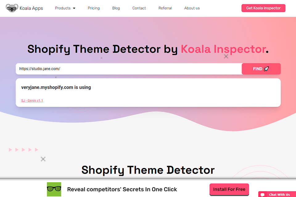 koala apps theme detector