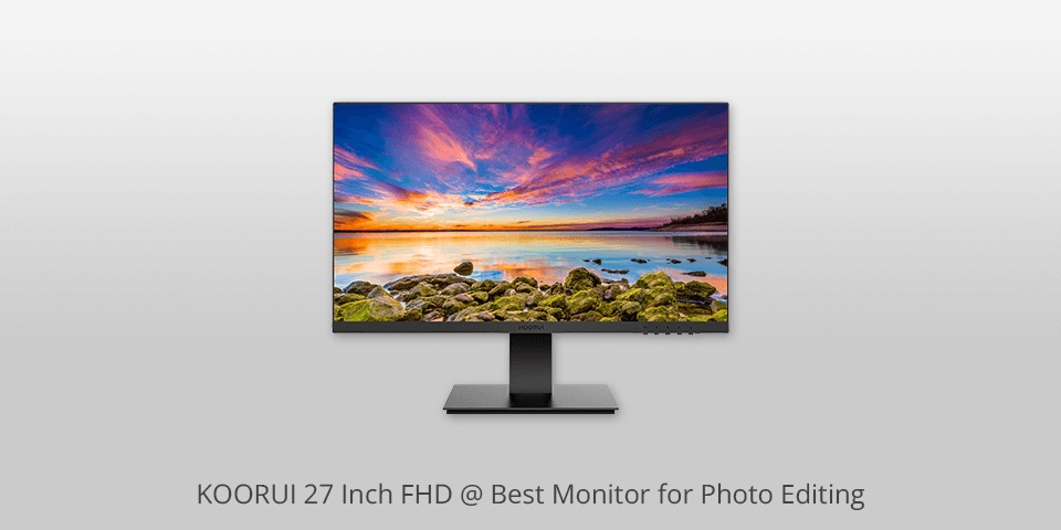 koorui 27 inch fhd monitor for photo editing