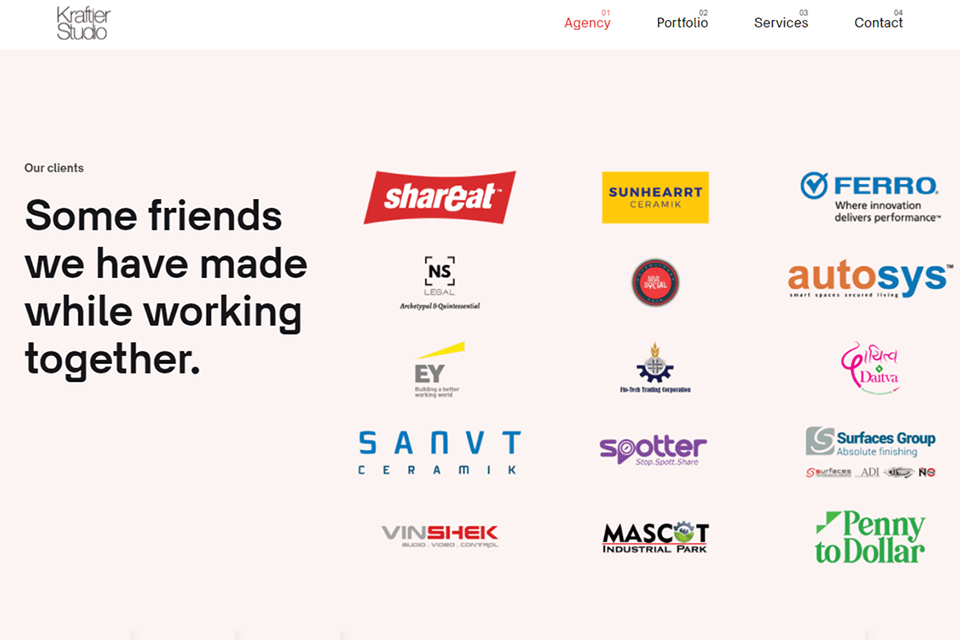 kraftier studio review portfolio