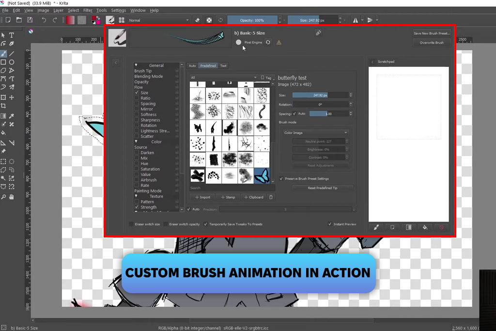 krita free 2d animation software