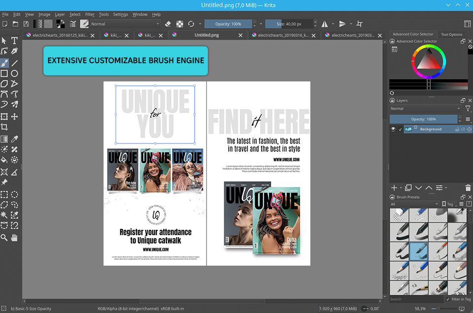 krita gravit designer alternative