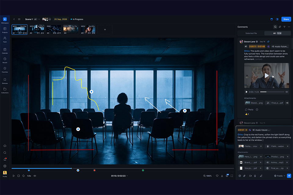 krock video review software